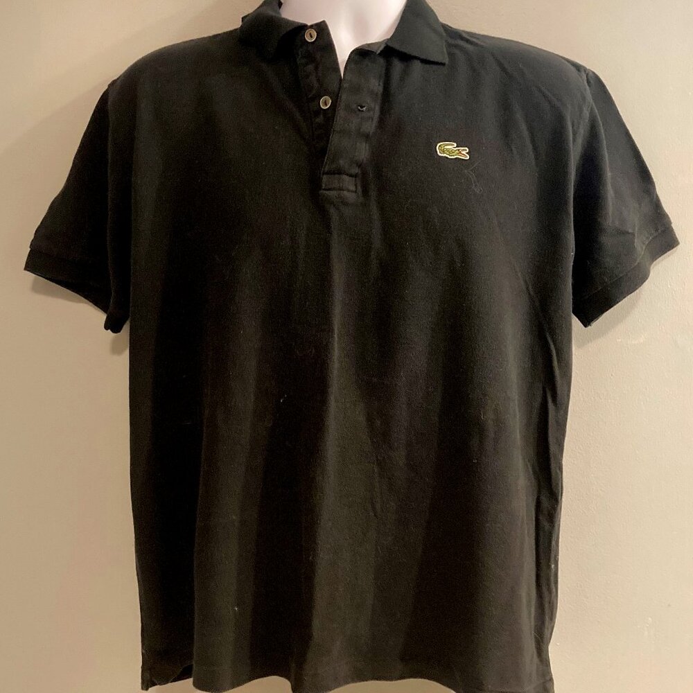 Lacoste Polo Shirt - Men's Size 5 (L) - Black